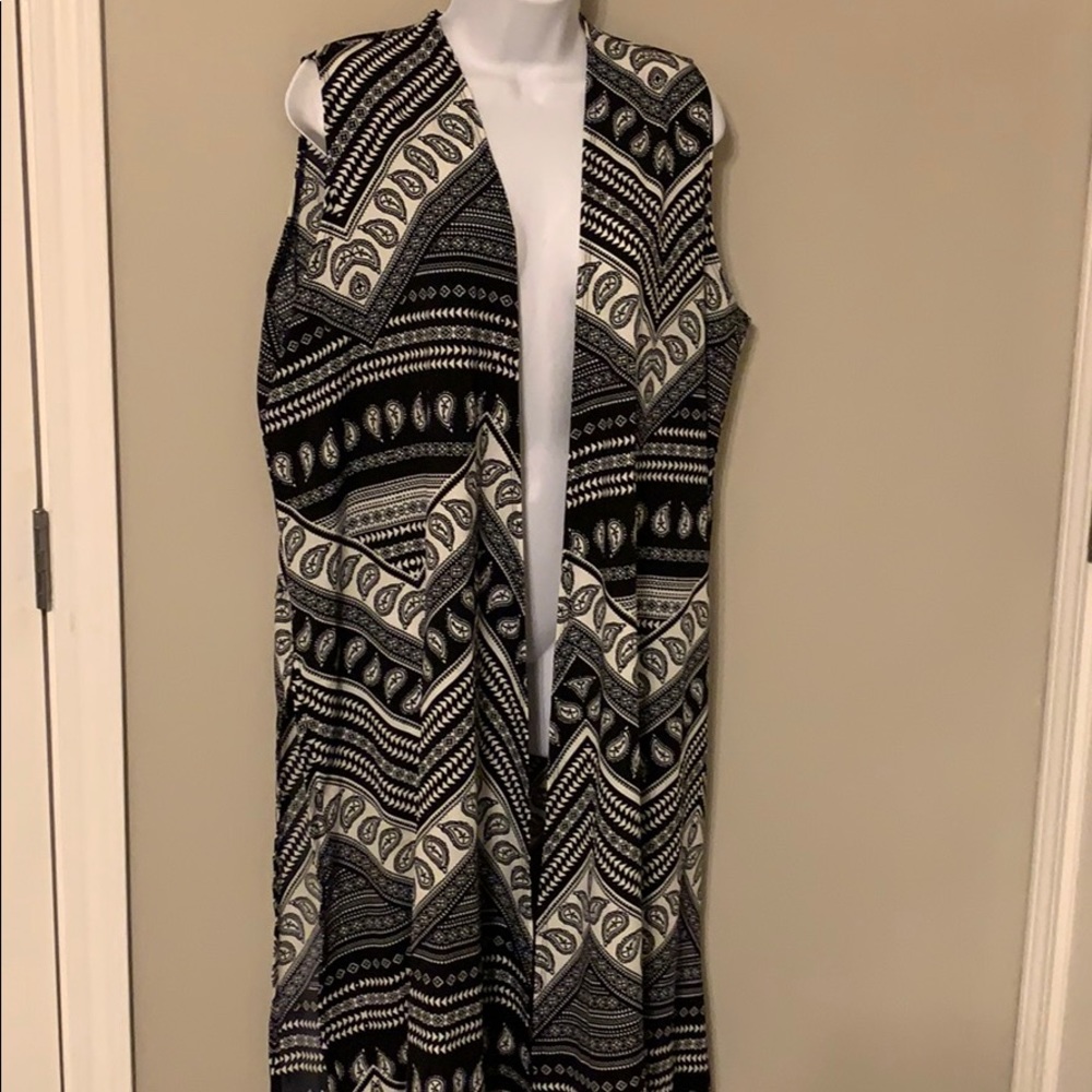 Open front cardigan